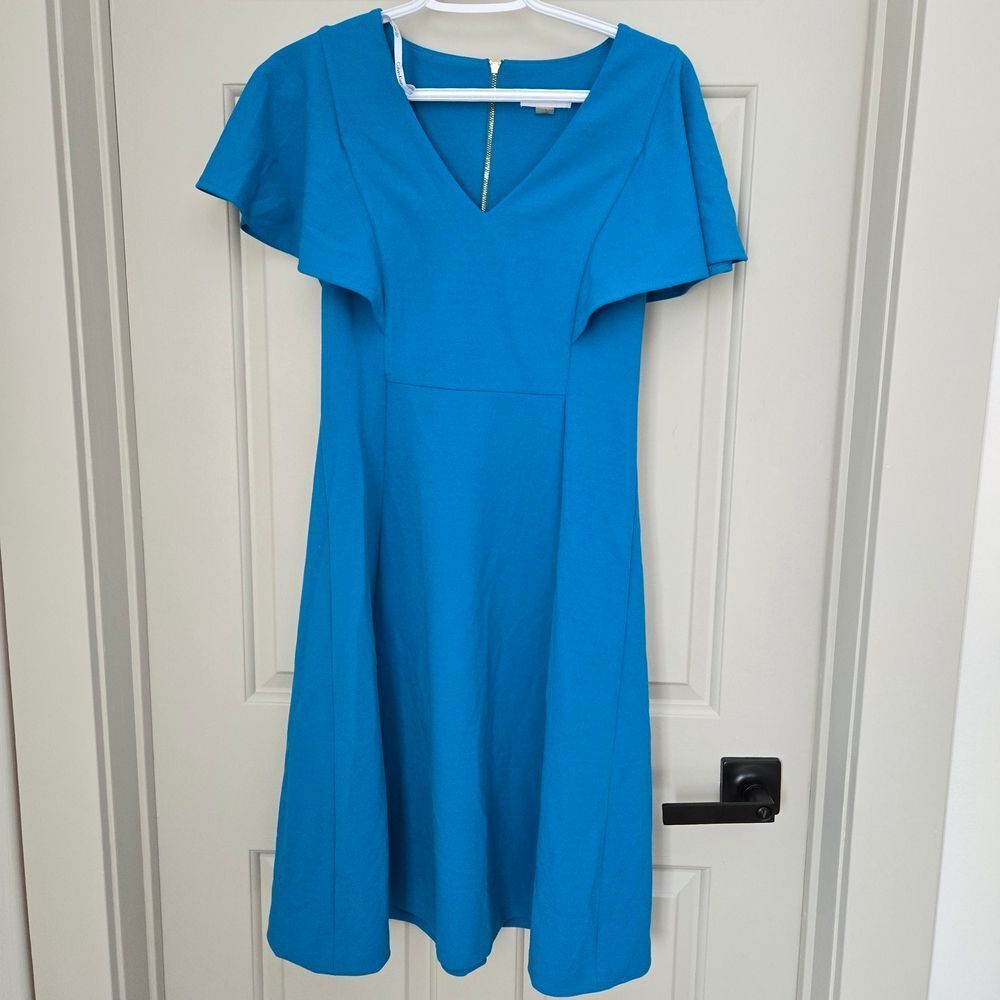 Calvin Klein Elegant Blue Dress Size 4-6